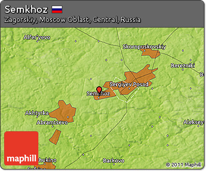 Physical 3D Map of Semkhoz