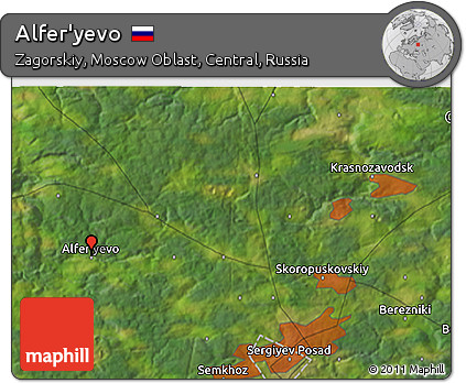 Satellite 3D Map of Alfer'yevo