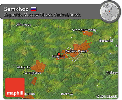 Satellite 3D Map of Semkhoz