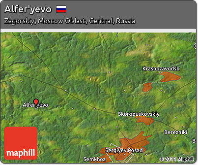 Satellite 3D Map of Alfer'yevo