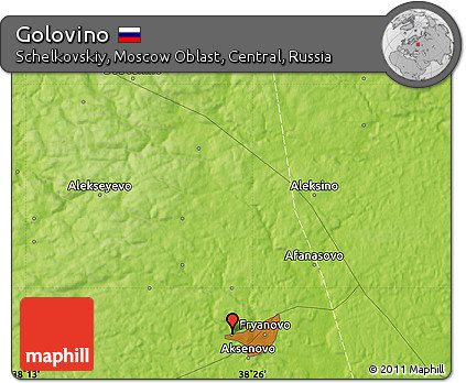 Physical Map of Golovino
