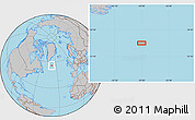Gray Location Map of the area around 56° 18' 50" N, 39° 1' 29" W