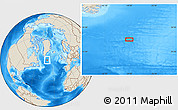 Shaded Relief Location Map of the area around 56° 18' 50" N, 39° 1' 29" W