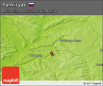 Physical 3D Map of Yankisyak