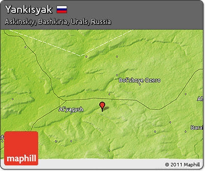 Physical 3D Map of Yankisyak