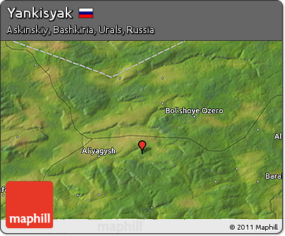 Satellite 3D Map of Yankisyak