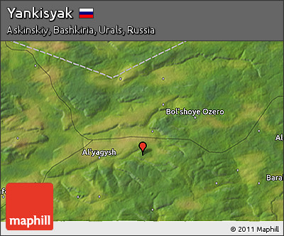 Satellite 3D Map of Yankisyak