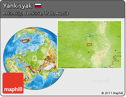 Physical Location Map of Yankisyak