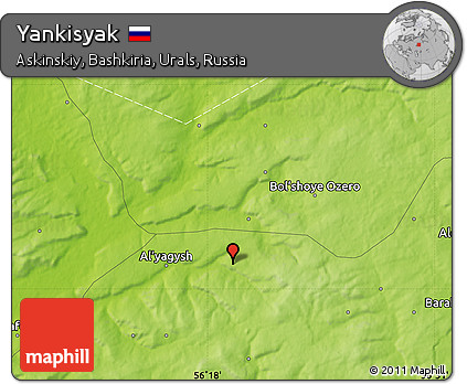 Physical Map of Yankisyak