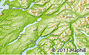 Physical Map of the area around 56° 18' 50" N, 5° 1' 30" W