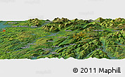 Satellite Panoramic Map of the area around 56° 18' 50" N, 5° 1' 30" W