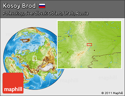 Physical Location Map of Kosoy Brod