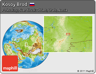 Physical Location Map of Kosoy Brod