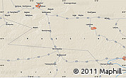 Shaded Relief Map of the area around 56° 18' 50" N, 65° 31' 30" E