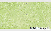 Physical 3D Map of the area around 56° 18' 50" N, 72° 10' 30" W
