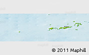 Physical Panoramic Map of the area around 56° 18' 50" N, 78° 7' 30" W