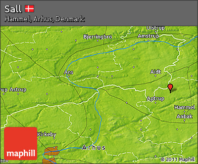 Physical 3D Map of Sall