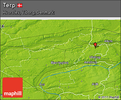 Physical 3D Map of Terp
