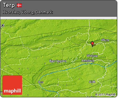 Physical 3D Map of Terp