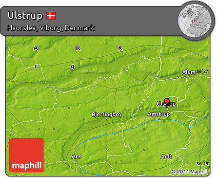 Physical Map of Ulstrup