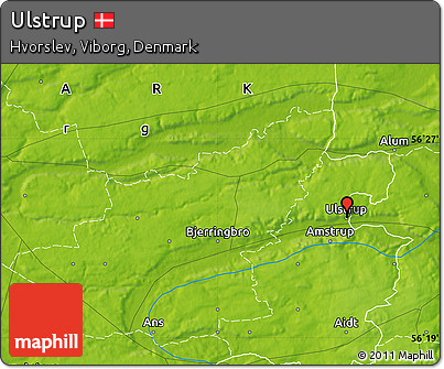 Physical Map of Ulstrup