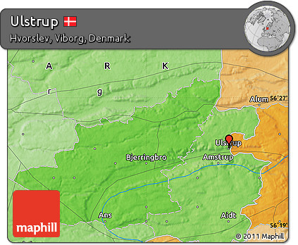Political Map of Ulstrup