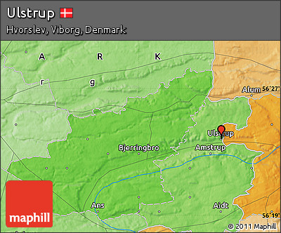 Political Map of Ulstrup