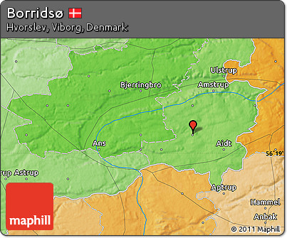 Political Map of Borridsø