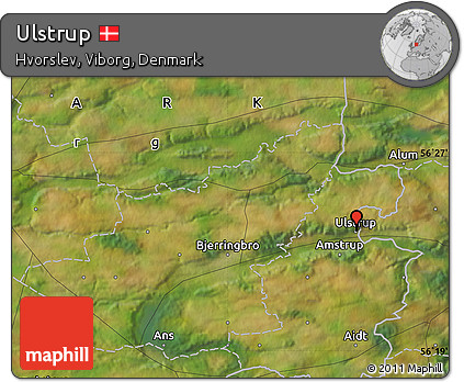 Satellite Map of Ulstrup