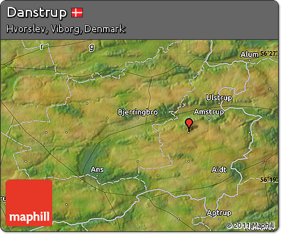 Satellite Map of Danstrup