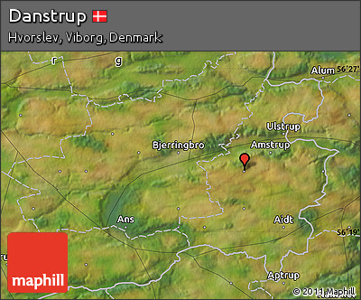 Satellite Map of Danstrup