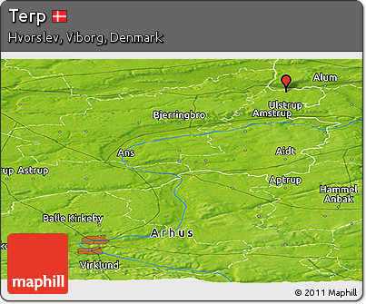 Physical Panoramic Map of Terp