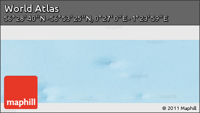 Physical Panoramic Map of the Area around 56° 41' 3" N, 0° 55' 29" E