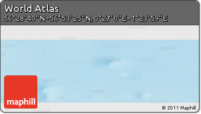 Physical Panoramic Map of the Area around 56° 41' 3" N, 0° 55' 29" E