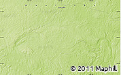 Physical Map of the area around 56° 41' 3" N, 101° 4' 29" W