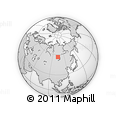 Outline Map of the Area around 56° 41' 3" N, 103° 46' 30" E, rectangular outline
