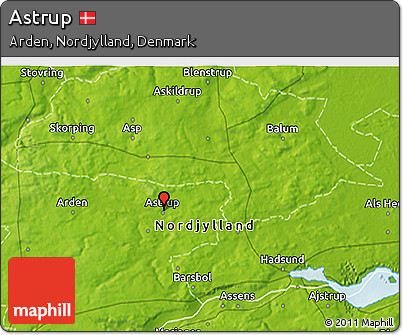 Physical 3D Map of Astrup