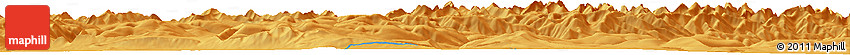 Political Horizon Map of the Area around 56° 41' 3" N, 117° 22' 30" E