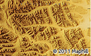 Physical Map of the area around 56° 41' 3" N, 123° 10' 30" W