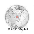 Outline Map of the Area around 56° 41' 3" N, 125° 52' 30" E, rectangular outline
