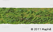 Satellite Panoramic Map of the area around 56° 41' 3" N, 125° 52' 30" E