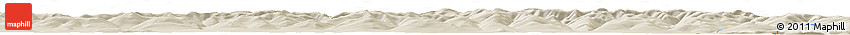Shaded Relief Horizon Map of the Area around 56° 41' 3" N, 127° 34' 30" E