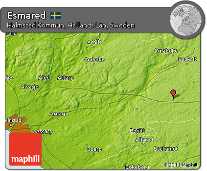 Physical 3D Map of Esmared