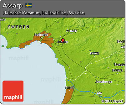 Physical 3D Map of Assarp