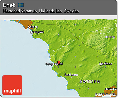Physical 3D Map of Enet