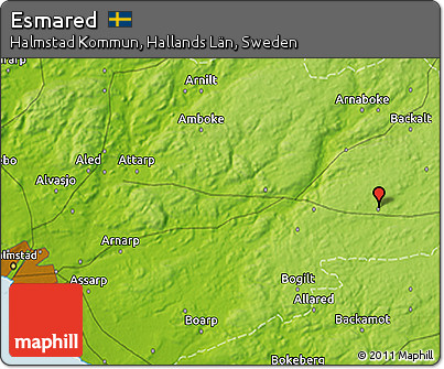 Physical 3D Map of Esmared