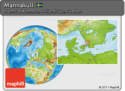 Physical Location Map of Mannakull