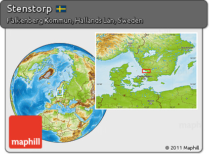 Physical Location Map of Stenstorp