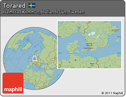Savanna Style Location Map of Torared