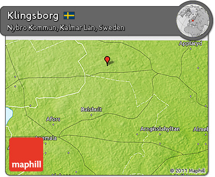 Physical 3D Map of Klingsborg